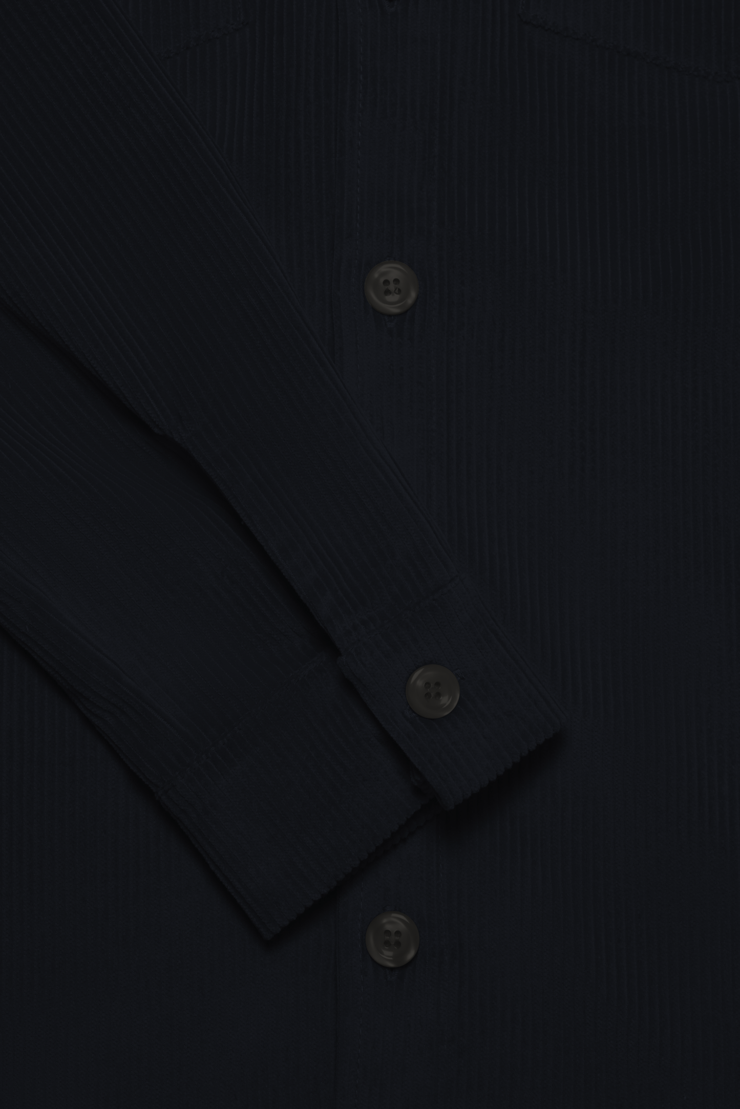 Bart Corduroy Overshirt - Black Wear London