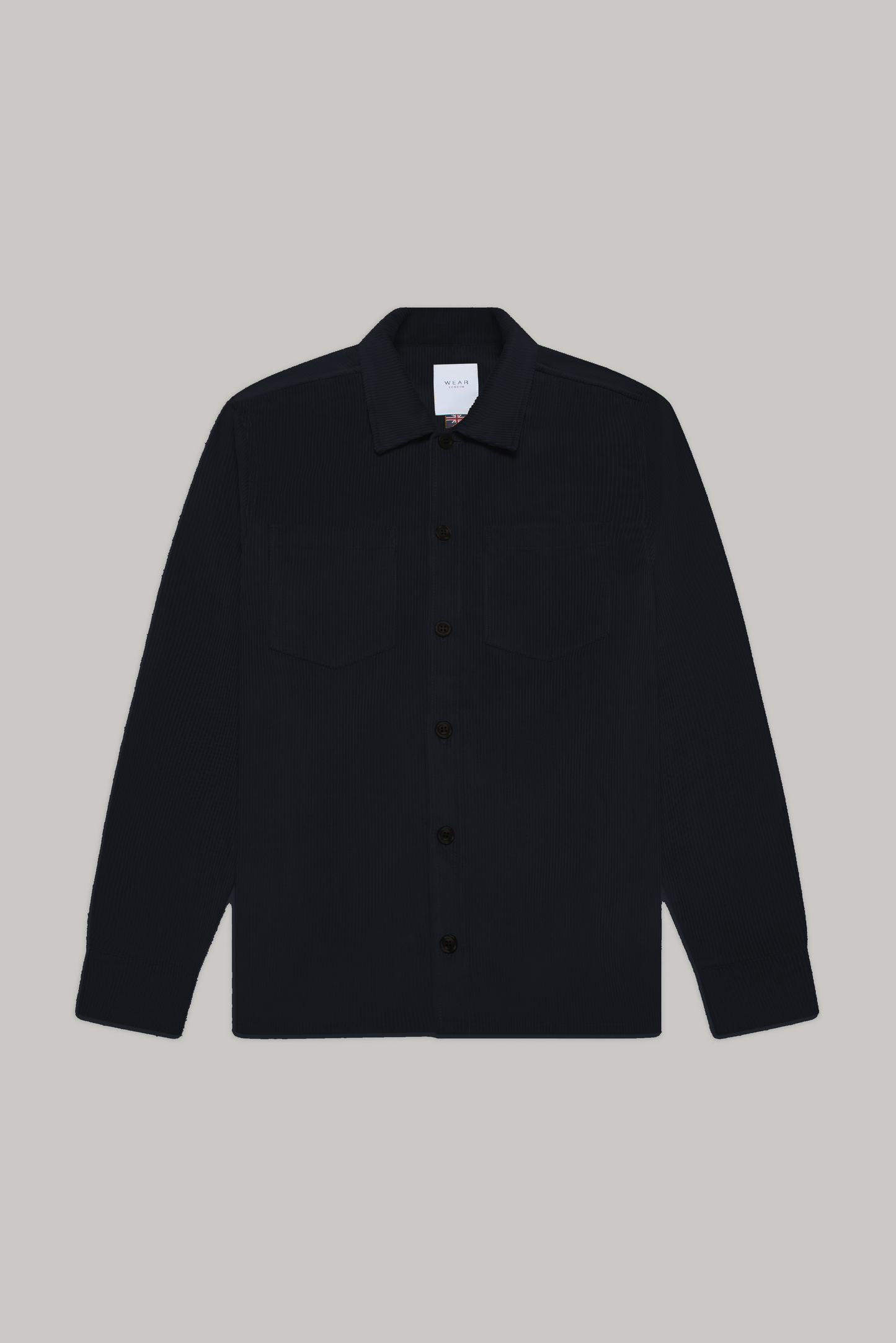 Bart Corduroy Overshirt - Black Wear London