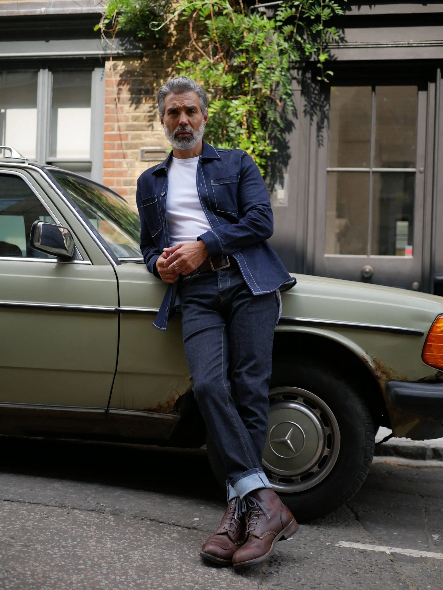 Bart Denim Button Overshirt - EverBlue Wear London