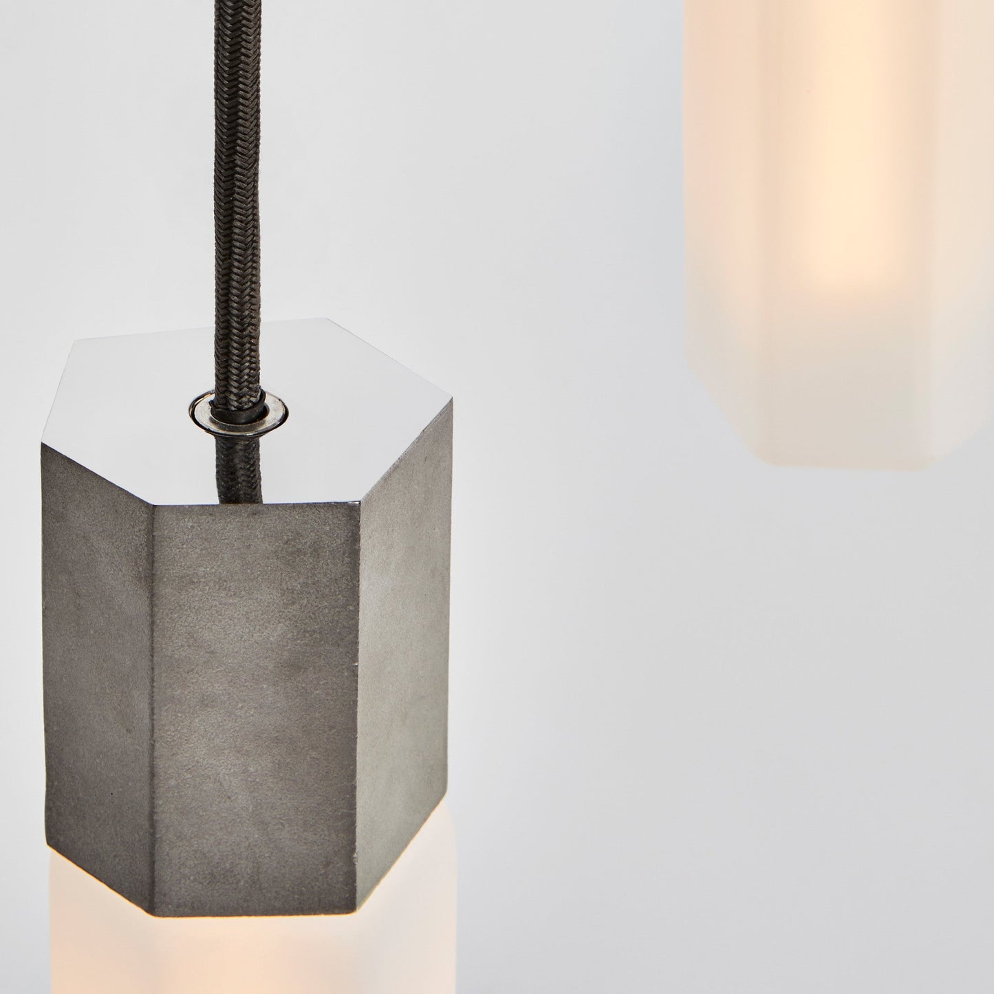 Basalt Triple Pendant in Stainless Steel Tala