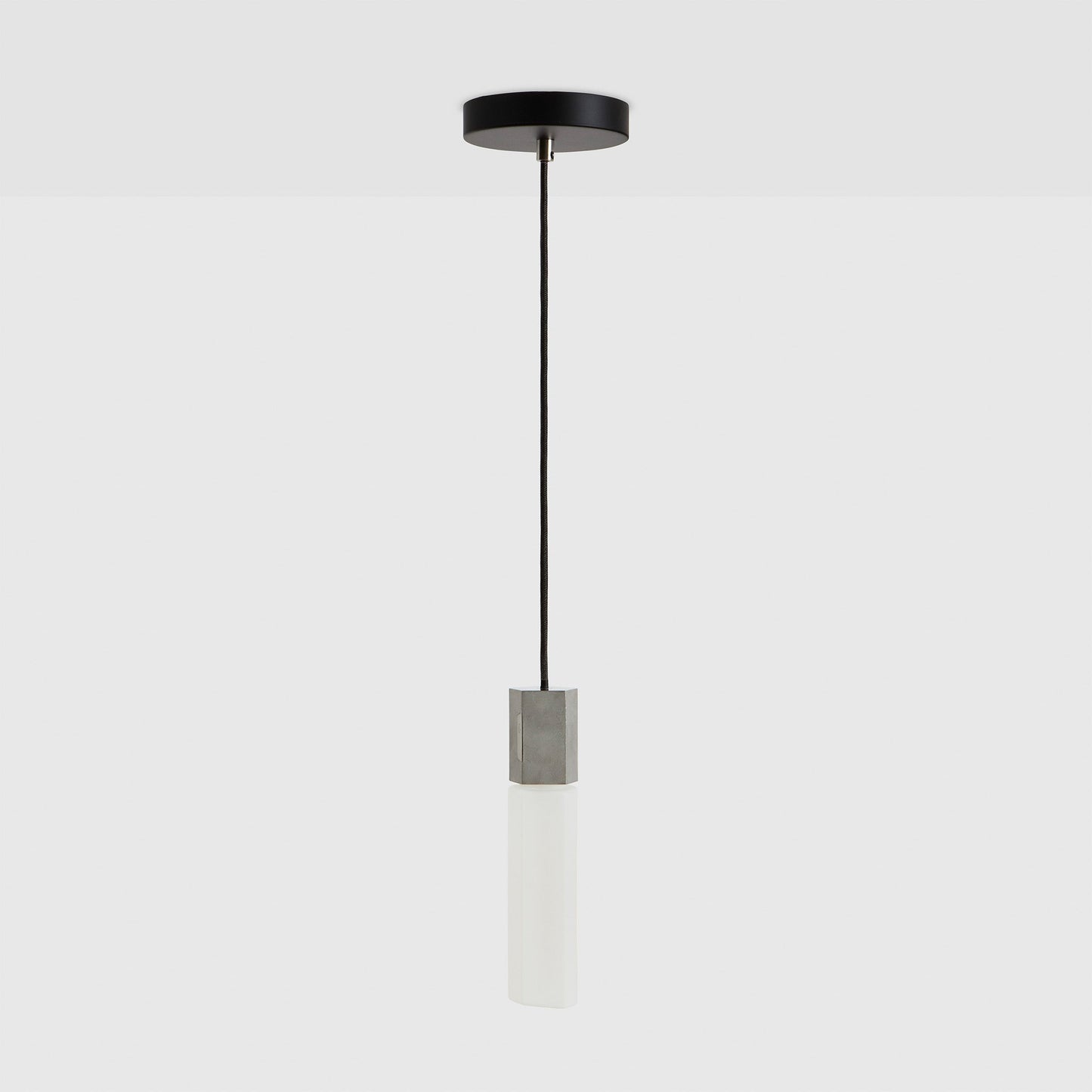 Basalt Single Pendant in Stainless Steel Tala