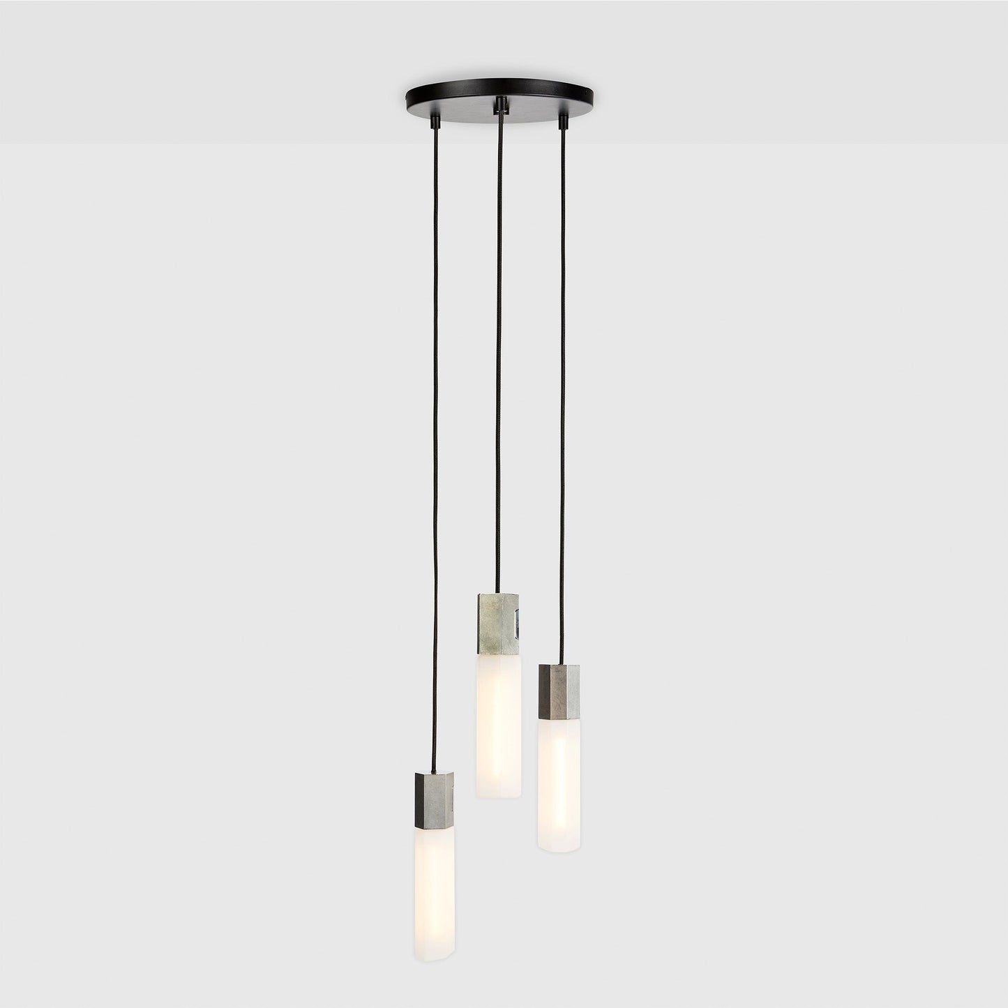 Basalt Triple Pendant in Stainless Steel Tala