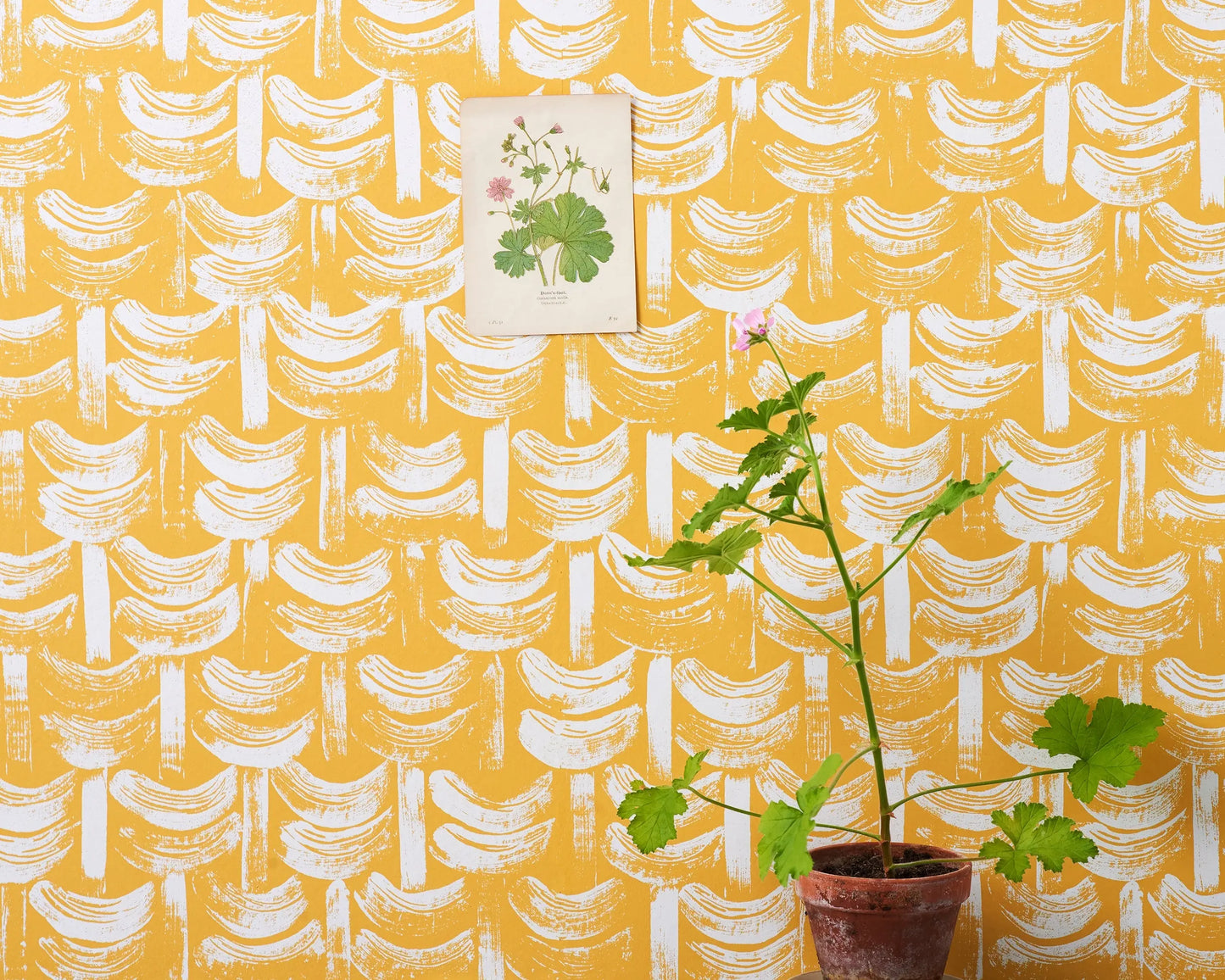 Basket Wallpaper | Straw Stoff Studios