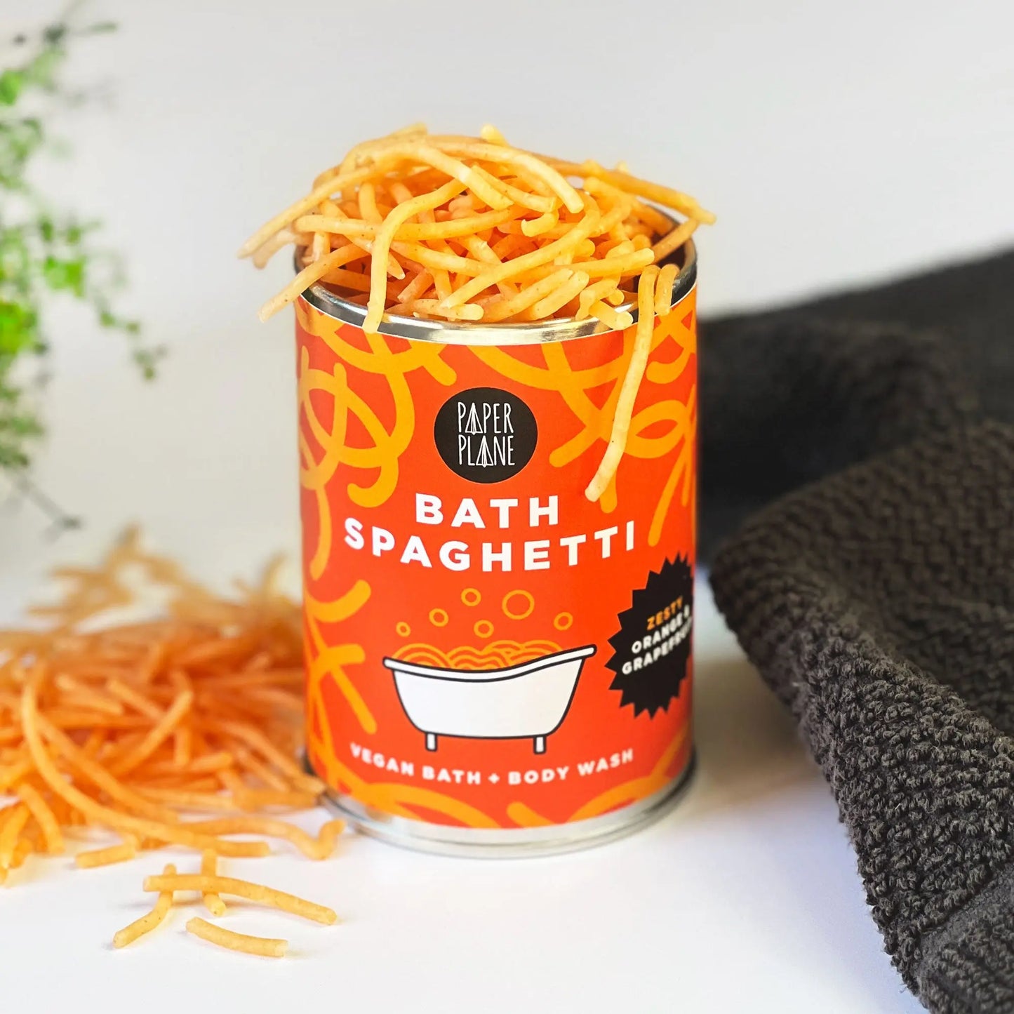 Bath Spaghetti - 100% Natural and Vegan Body Wash Paper Plane