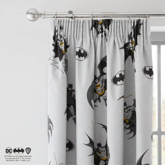 Batman Blackout Pencil Pleat Curtains Dunelm