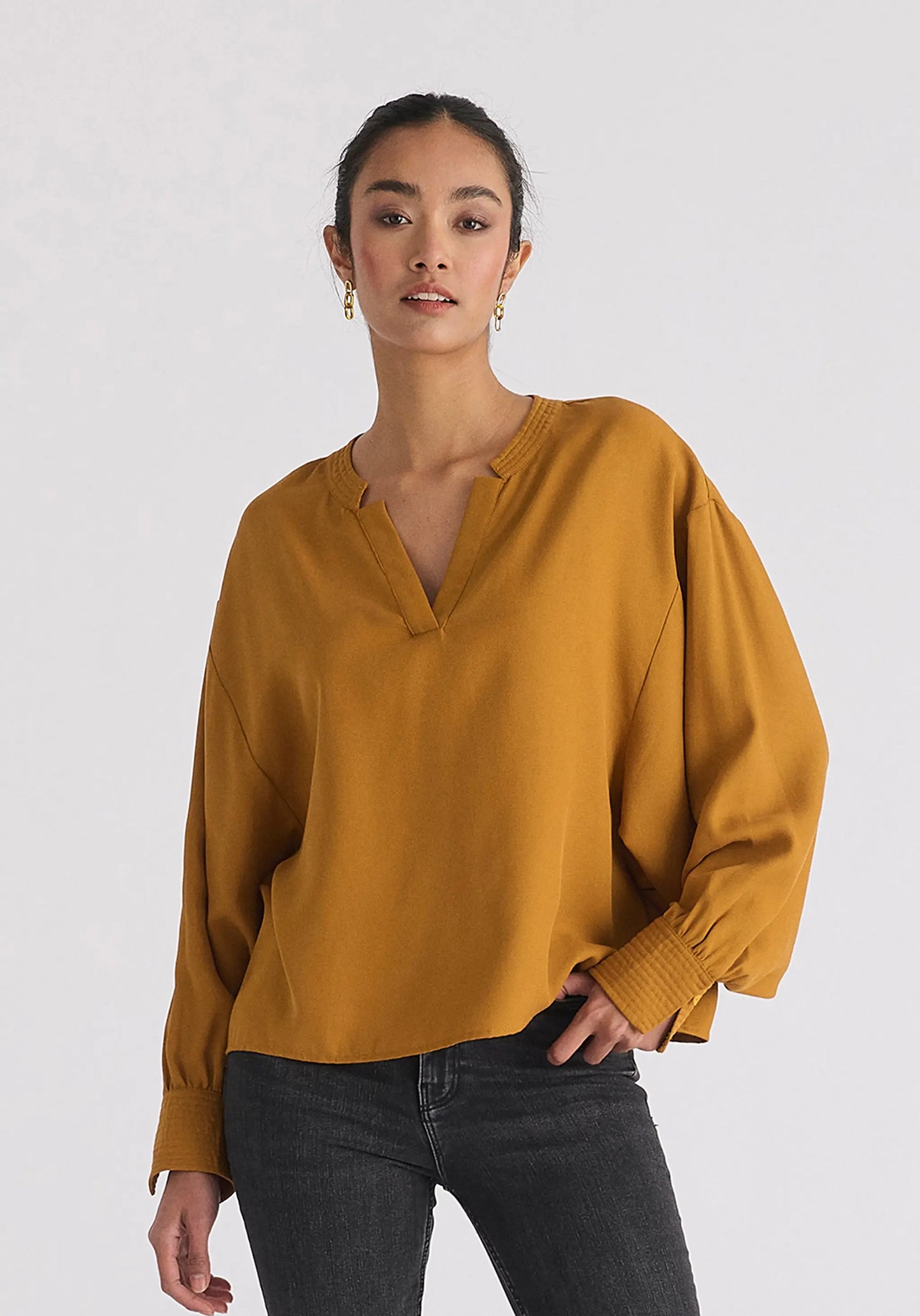 Batwing Lyocell Blouse Paisie