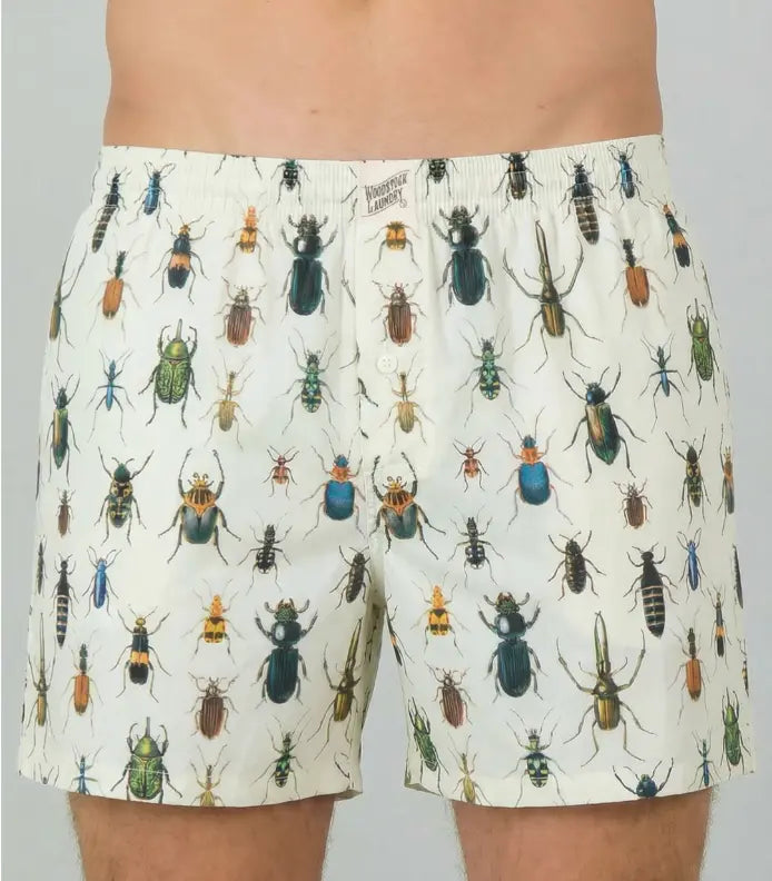 Mens Boxer Shorts - Beetlemania Woodstock Laundry