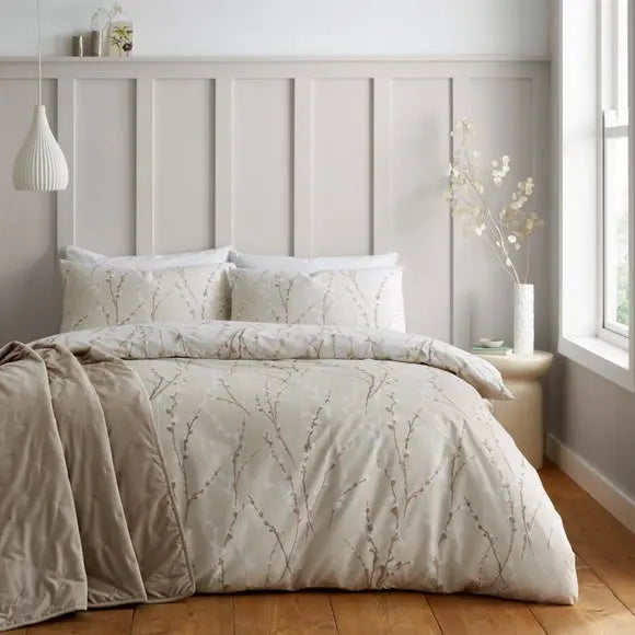 Belle Floral Duvet Cover and Pillowcase Set Dunelm