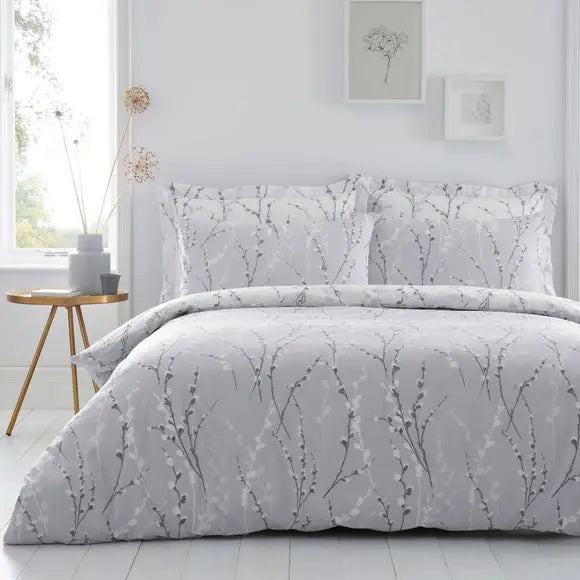 Belle Reversible Duvet Cover and Pillowcase Set Dunelm