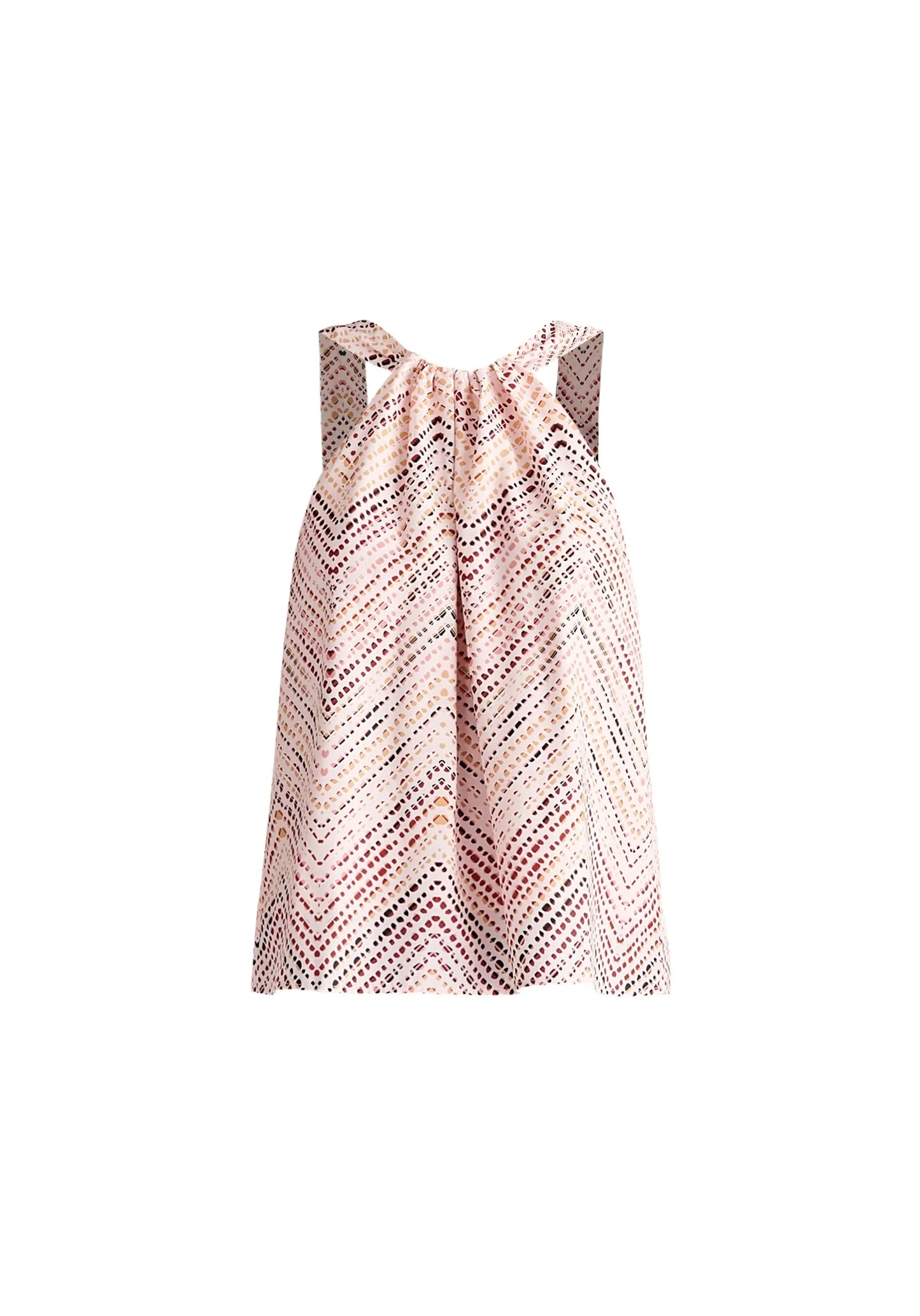Belted Halterneck Blouse Paisie