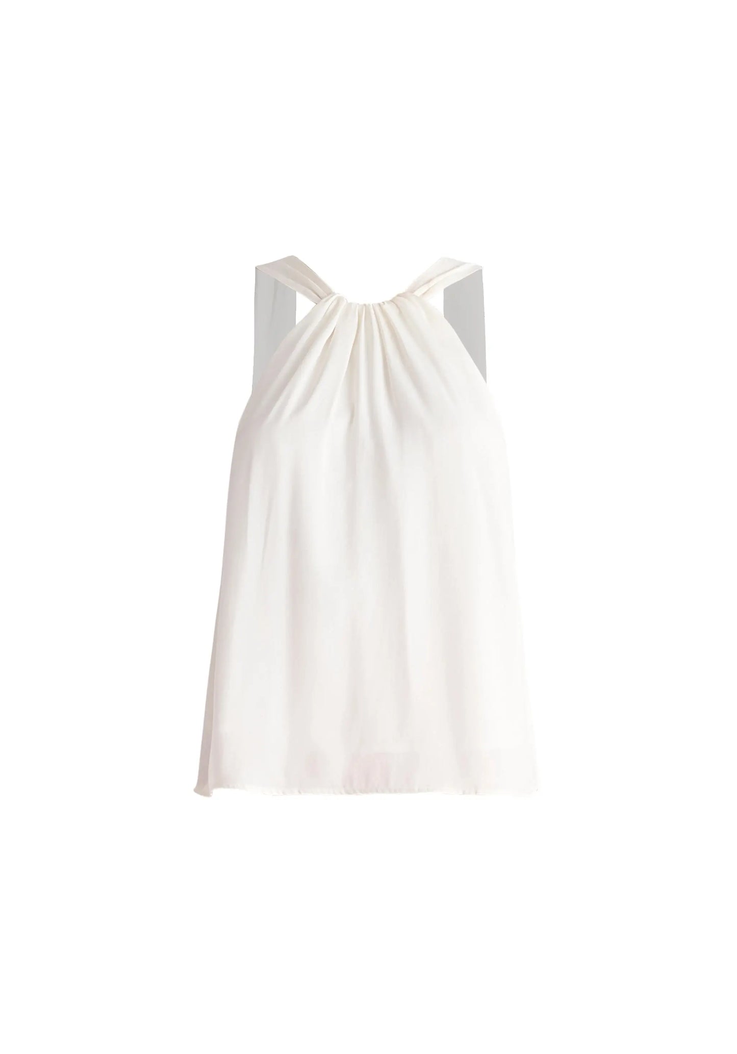Belted Halterneck Blouse Paisie