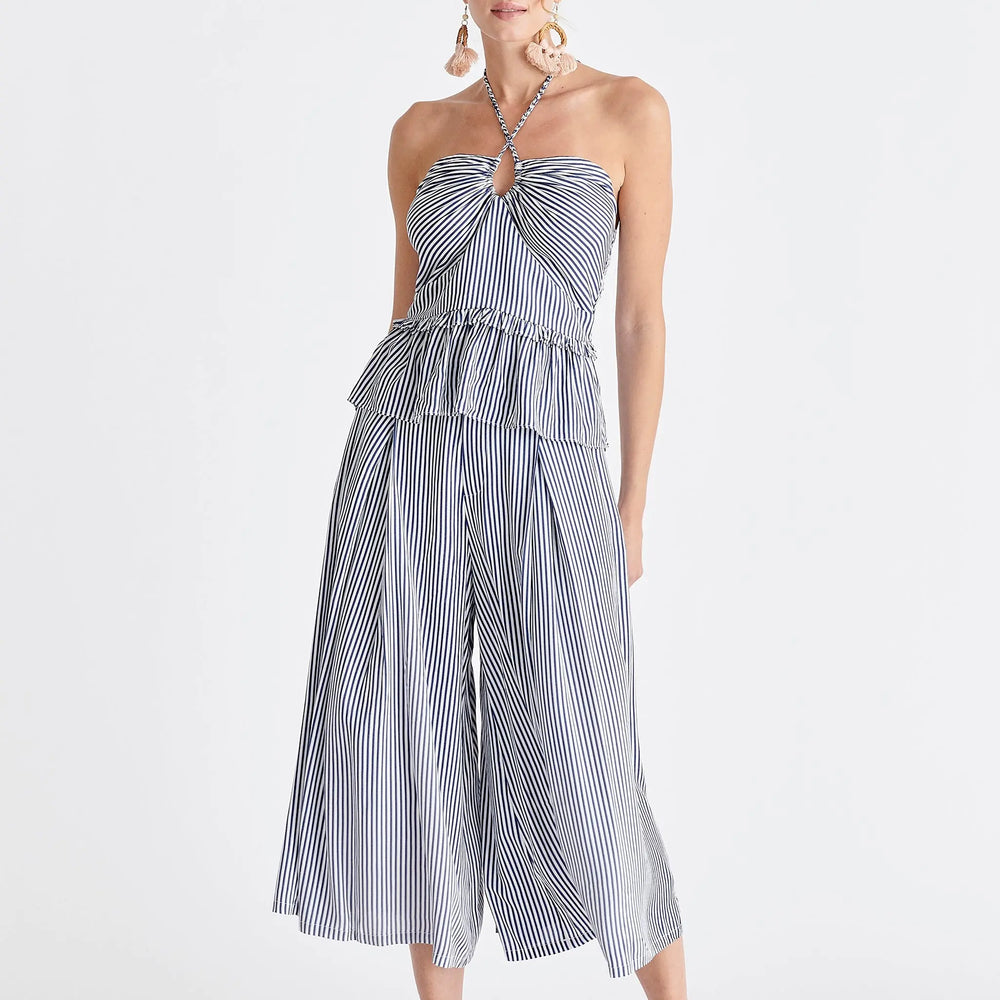 Belted Pleated Culottes Paisie