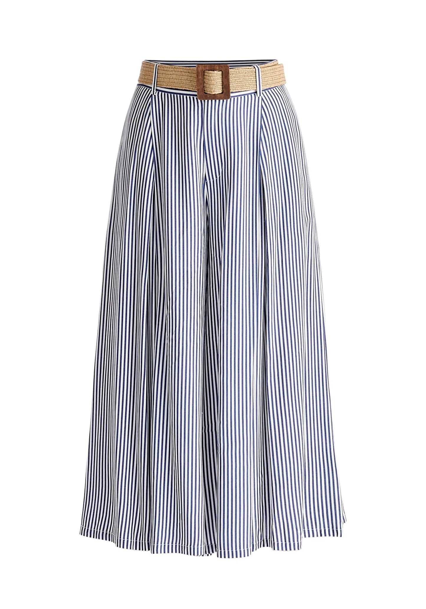 Belted Pleated Culottes Paisie