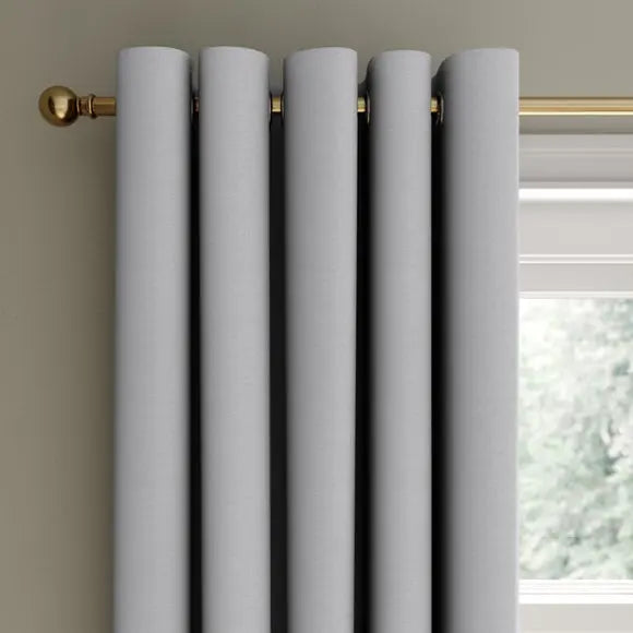 Berlin Blackout Eyelet Curtains Dunelm
