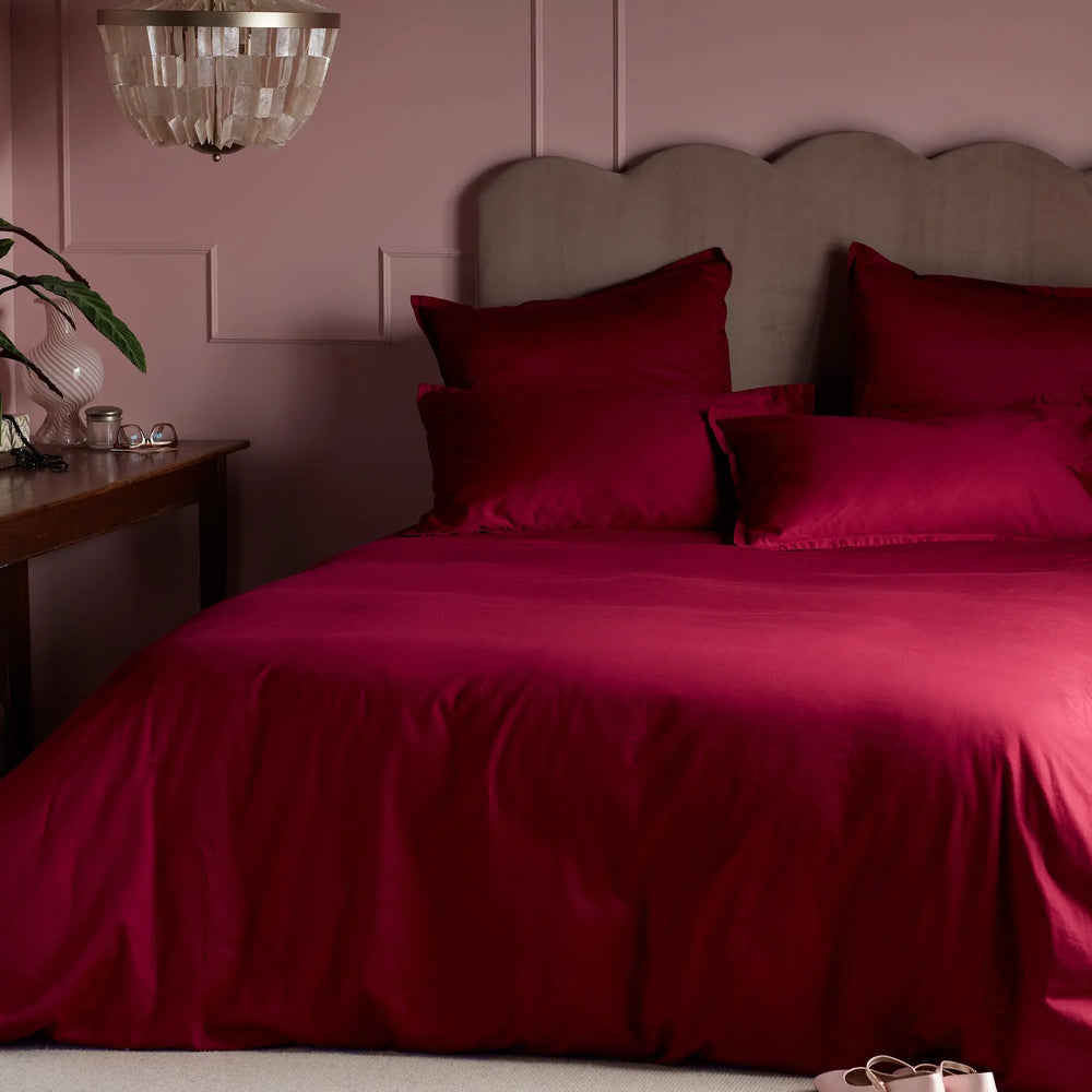 Berry Super Soft 100% Cotton Duvet Cover The Secret Linen Store