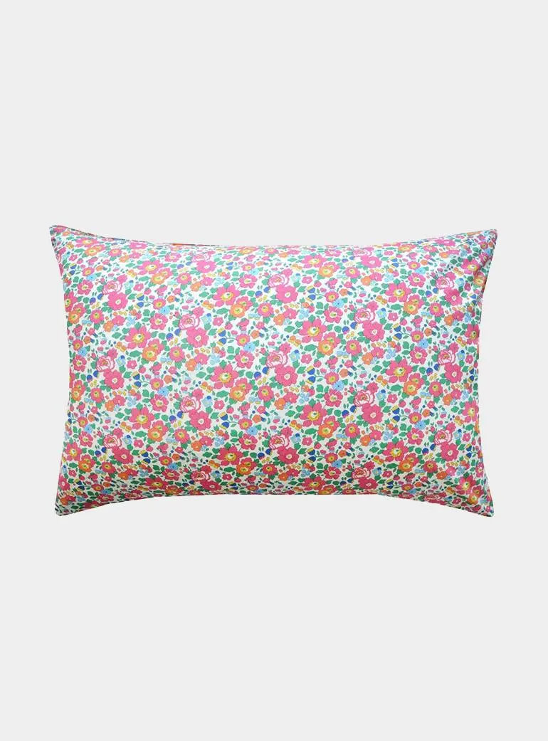 Betsy Deep Pink Liberty Pillowcase Coco & Wolf