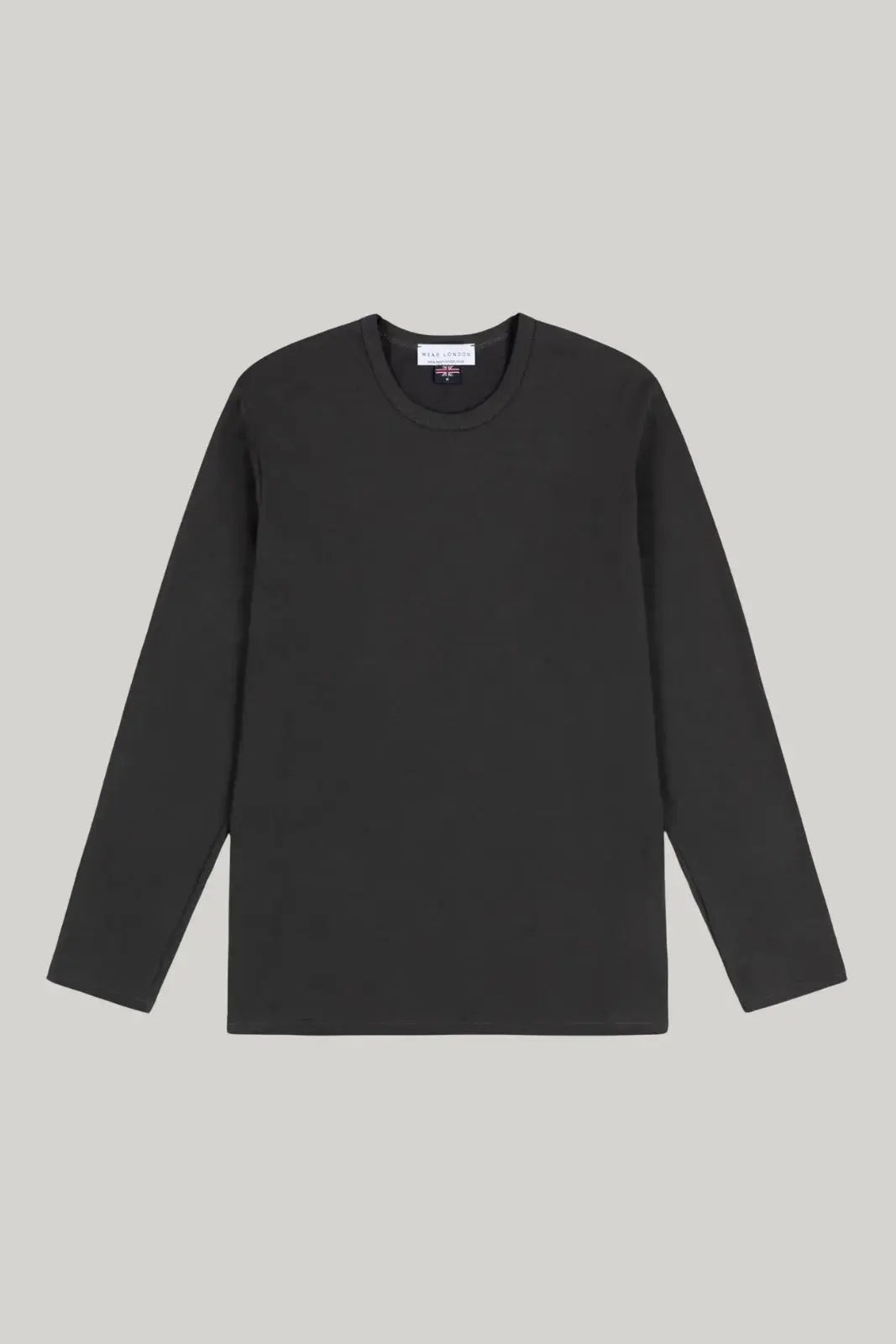Bevis Long Sleeve Cotton T-shirt - Grey Wear London