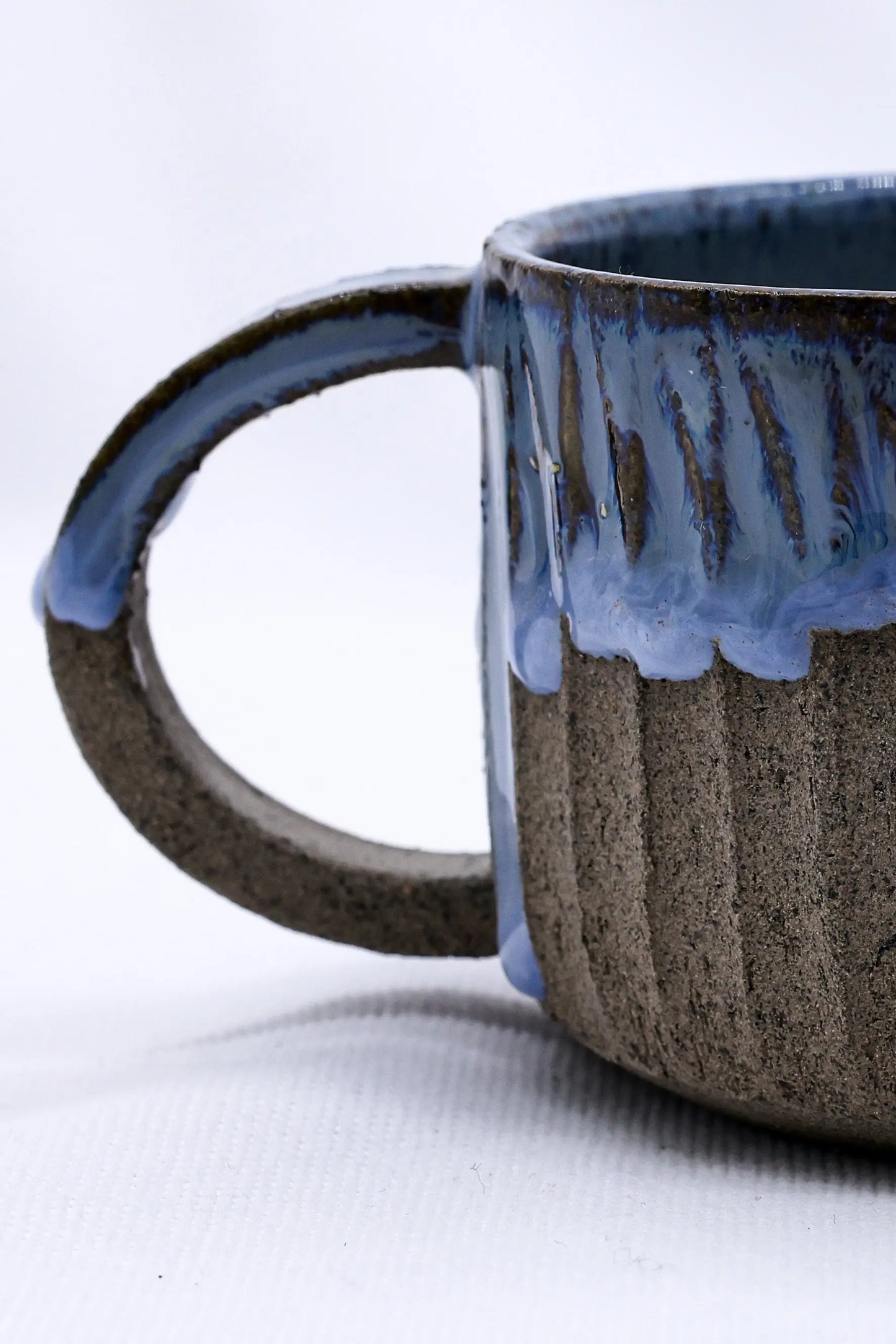 Bianca Arte Handmade Ceramic Smoked Grey Stoneware Mug Ribera Handmade Ceramics