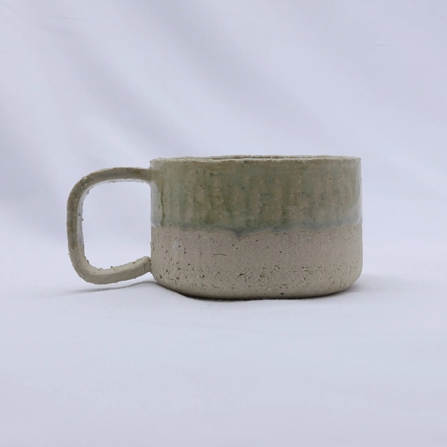 Bianca Grande Handmade Milled Stoneware Big Ceramic Mug Ribera Handmade Ceramics