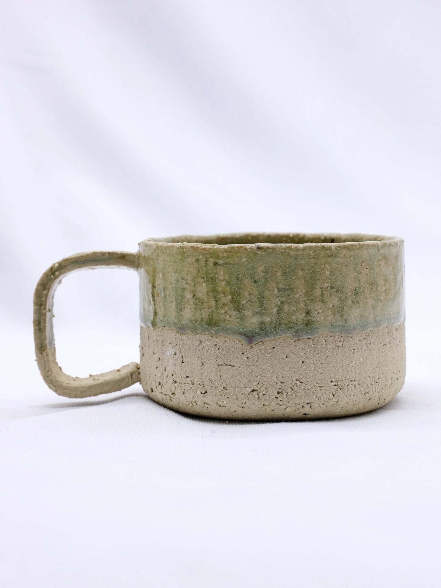 Bianca Grande Handmade Milled Stoneware Big Ceramic Mug Ribera Handmade Ceramics