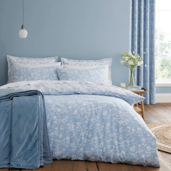 Bibury Floral Duvet Cover & Pillowcase Set Dunelm