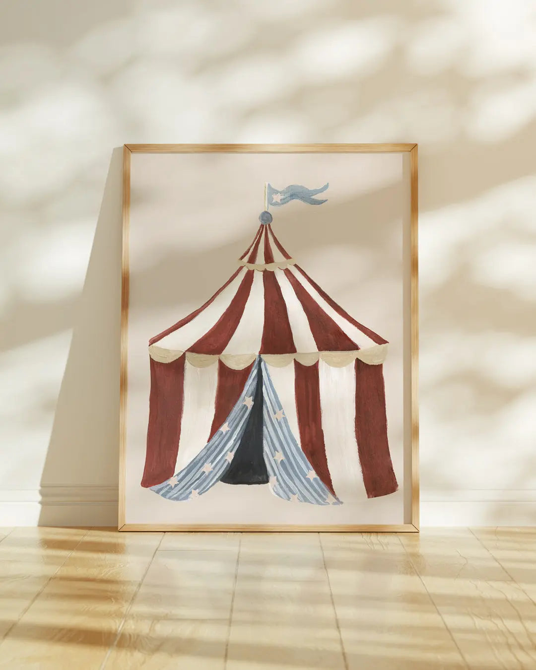 Big Top Tent - Circus Art Print Lion & The Pear