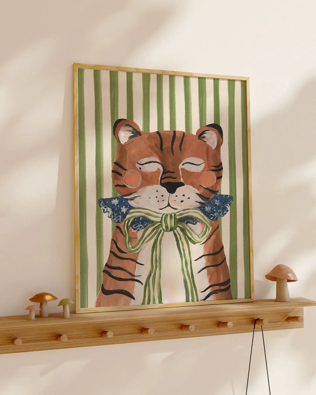 Big Top Tiger - Circus Art Print Lion & The Pear