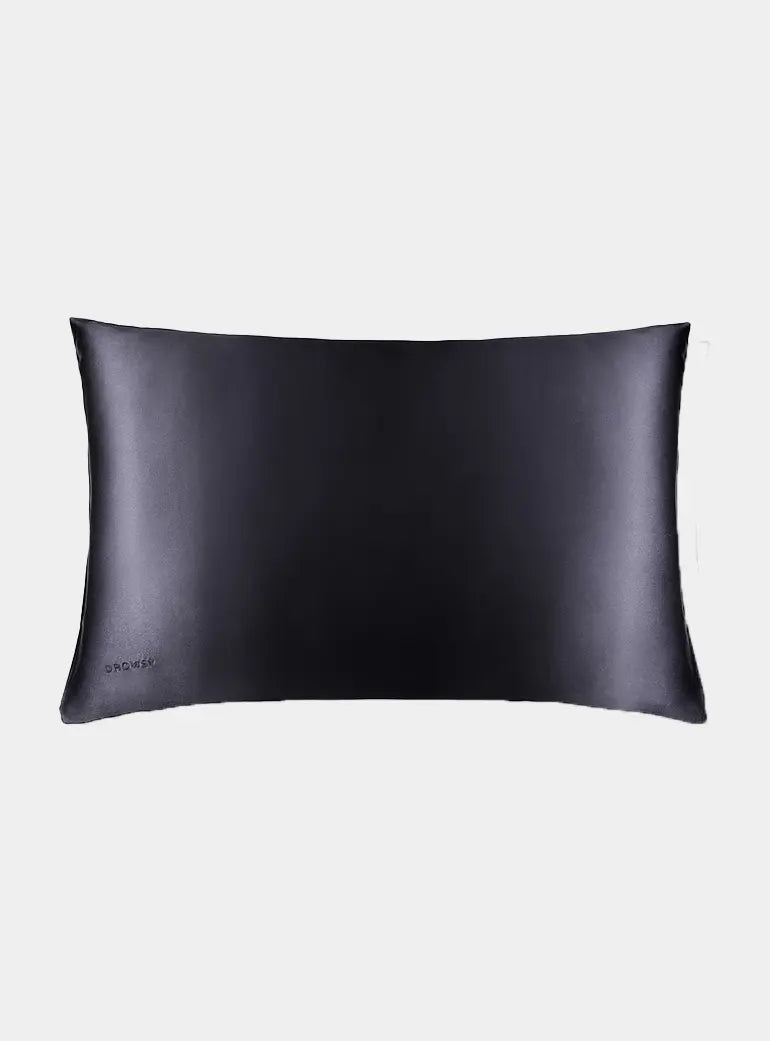 Black Jade Silk Pillowcase drowsysleepco