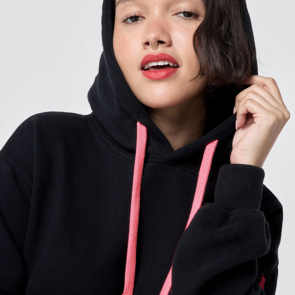 Black Longline Hoodie Scamp & Dude