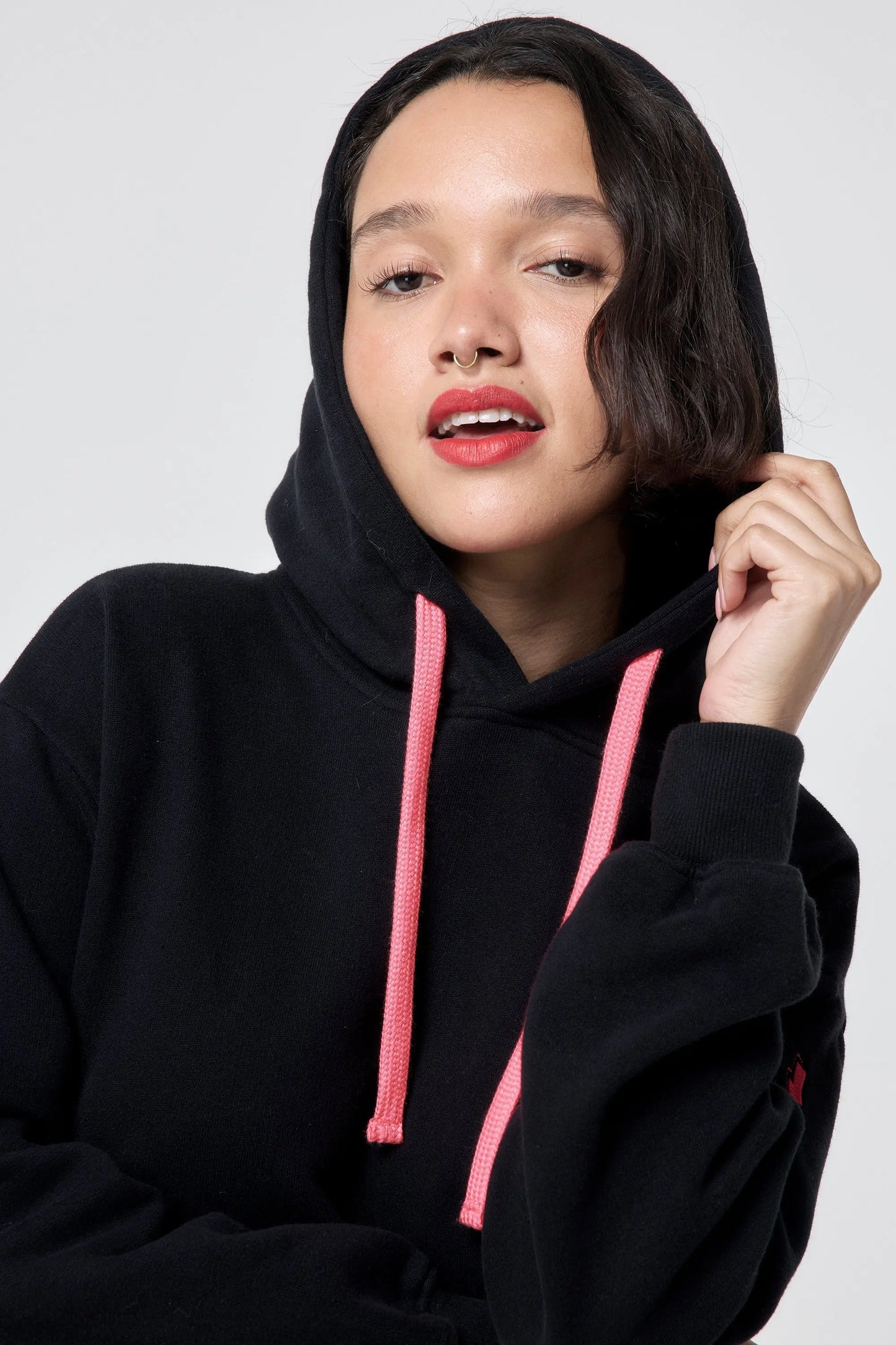 Black Longline Hoodie Scamp & Dude