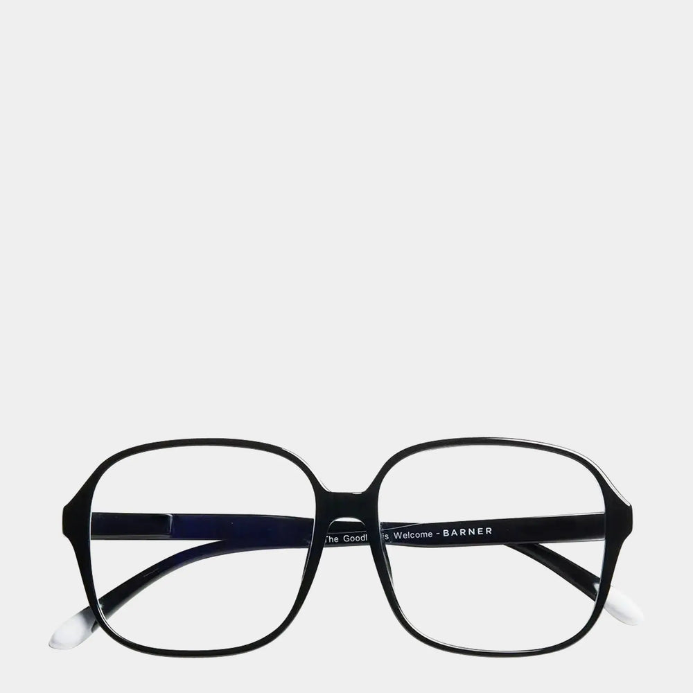 Black Noir Pascal Glossy Glasses Barner