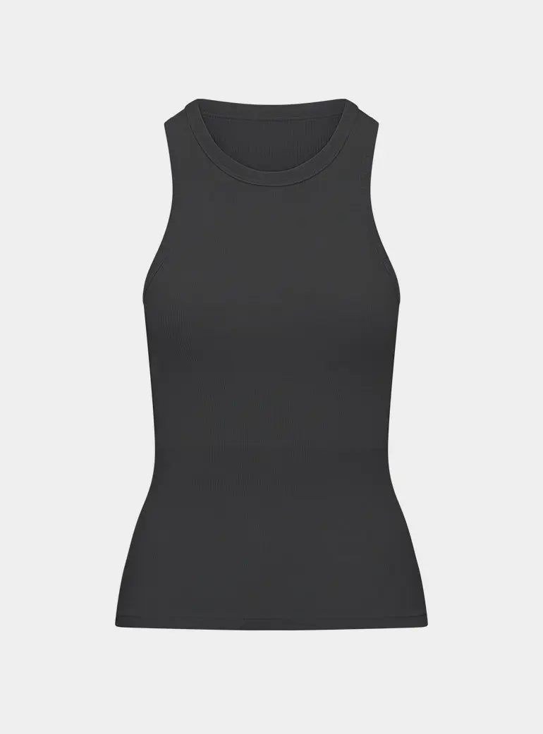 Black Organic Cotton Classic Vest Nudea