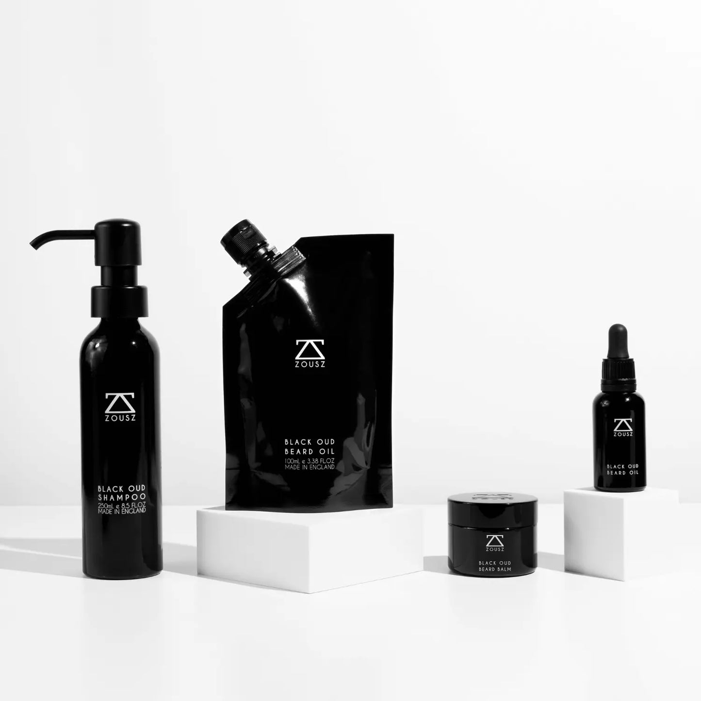 Black Oud Beard Grooming Kit ZOUSZ