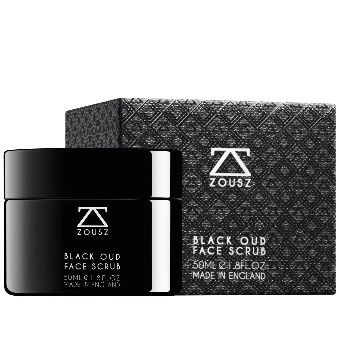 Black Oud Charcoal Face Scrub Mask ZOUSZ
