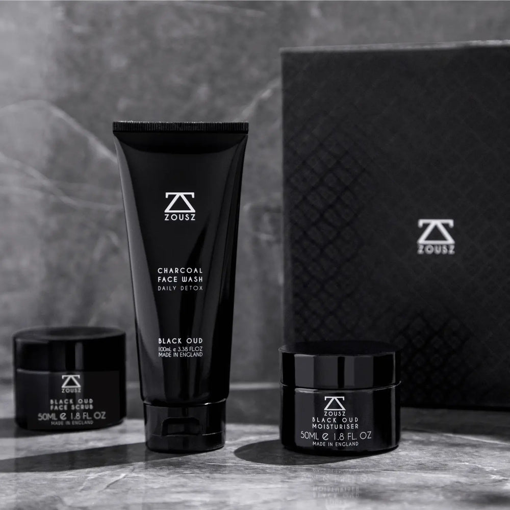 Black Oud Men's Face Care Set ZOUSZ