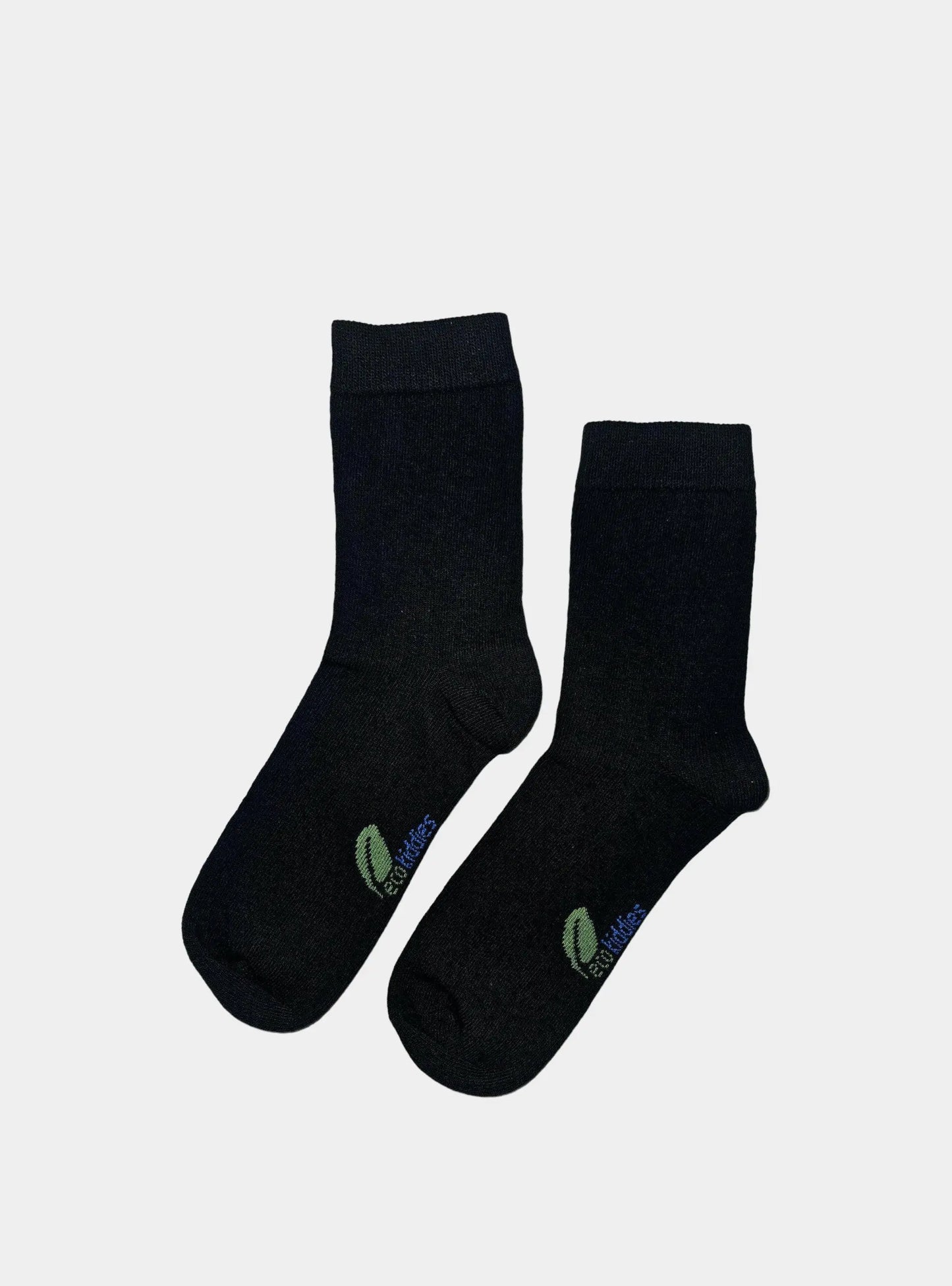 Black School Socks - Kids (Plain Socks) Eco Kiddies