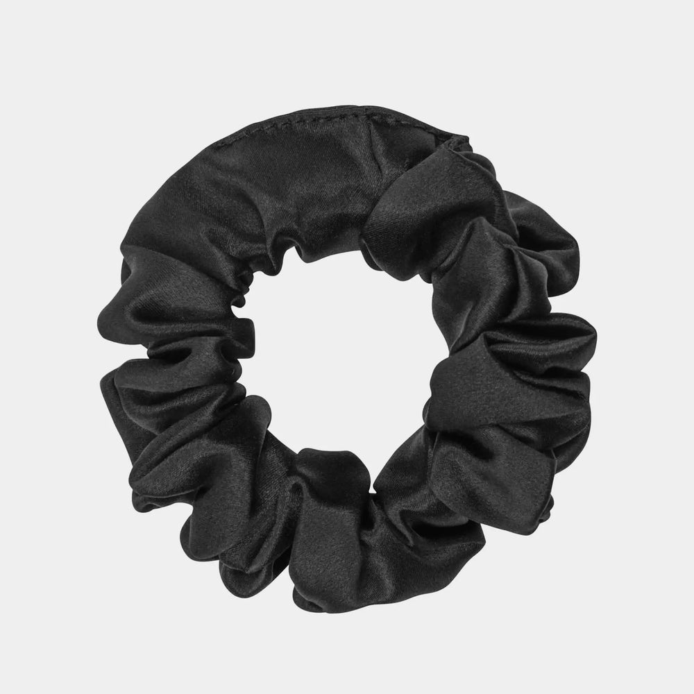 Black Silk Scrunchie - Regular DREAMSILK