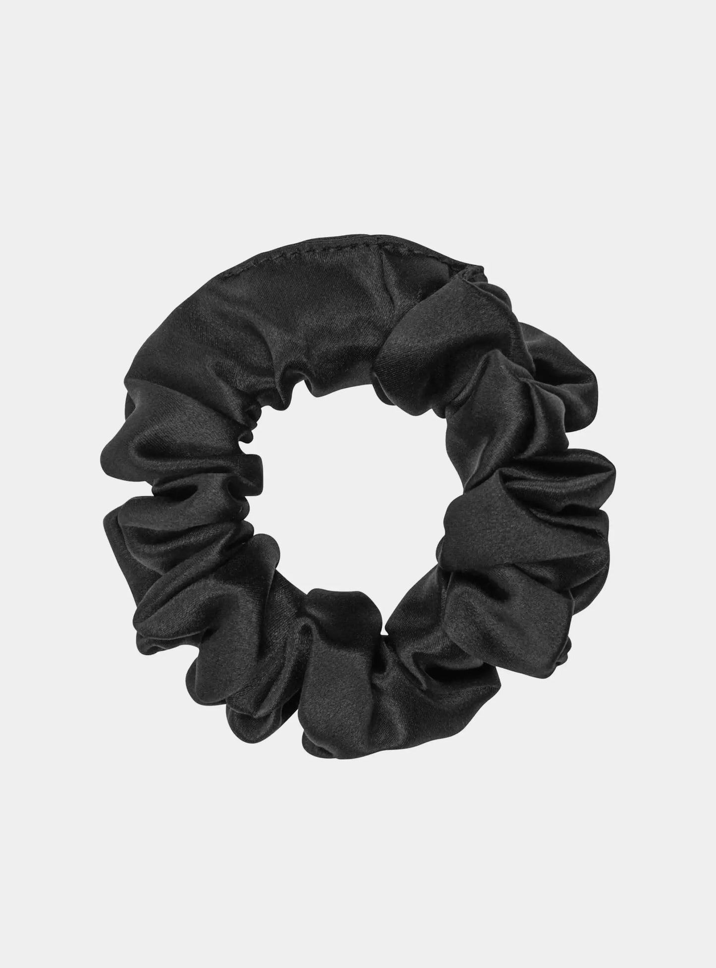 Black Silk Scrunchie - Regular DREAMSILK