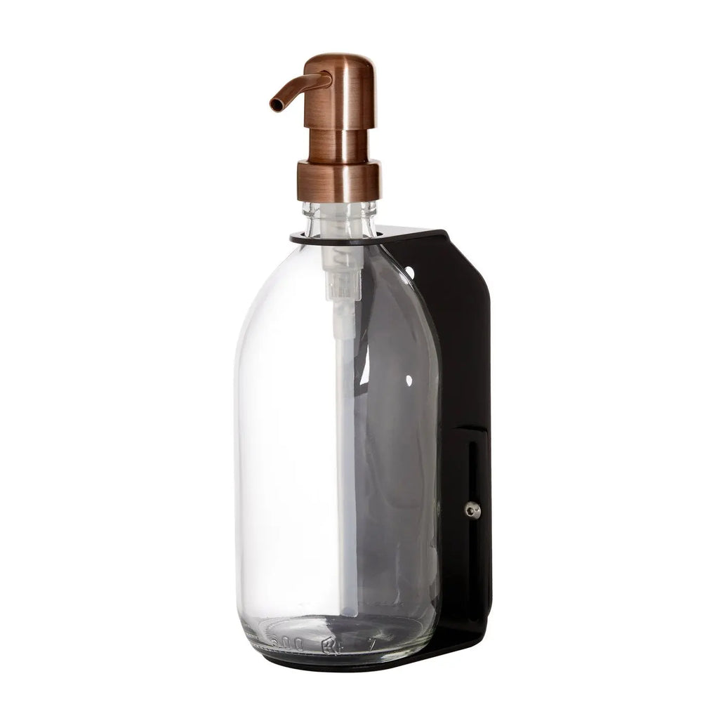 Black Single Wall Mounted Soap Dispenser Kuishi