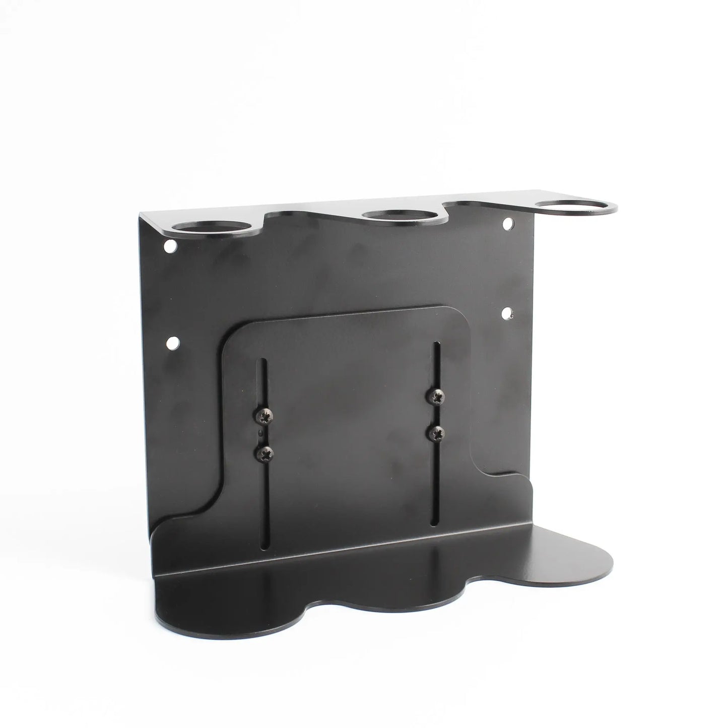 Black Wall Bracket & Clear Glass Dispenser Set Namie Home
