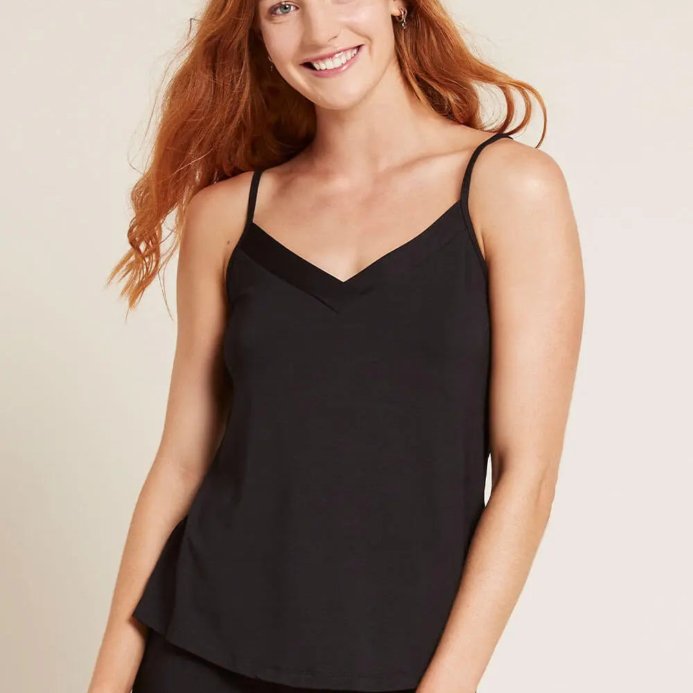 Black Women's Goodnight Women's Bamboo Sleep Cami Boody