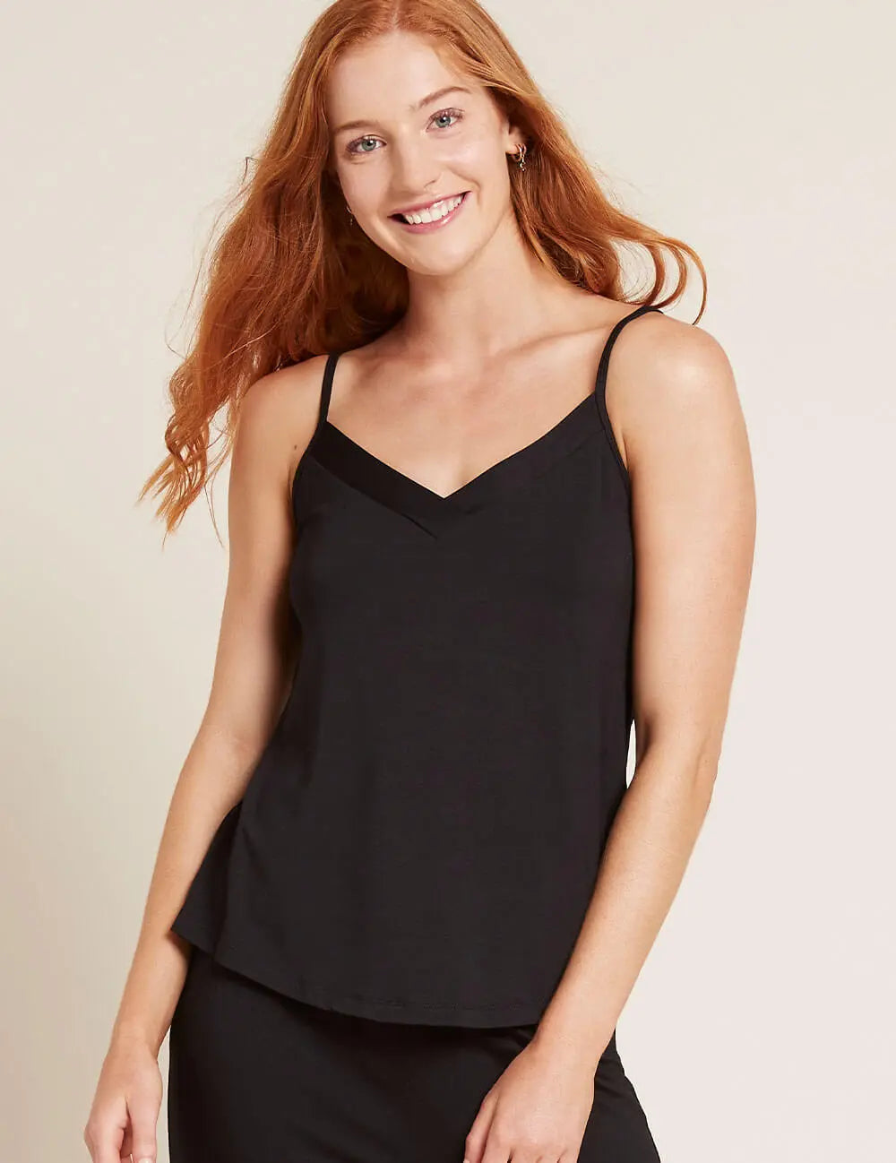 Black Women's Goodnight Women's Bamboo Sleep Cami Boody