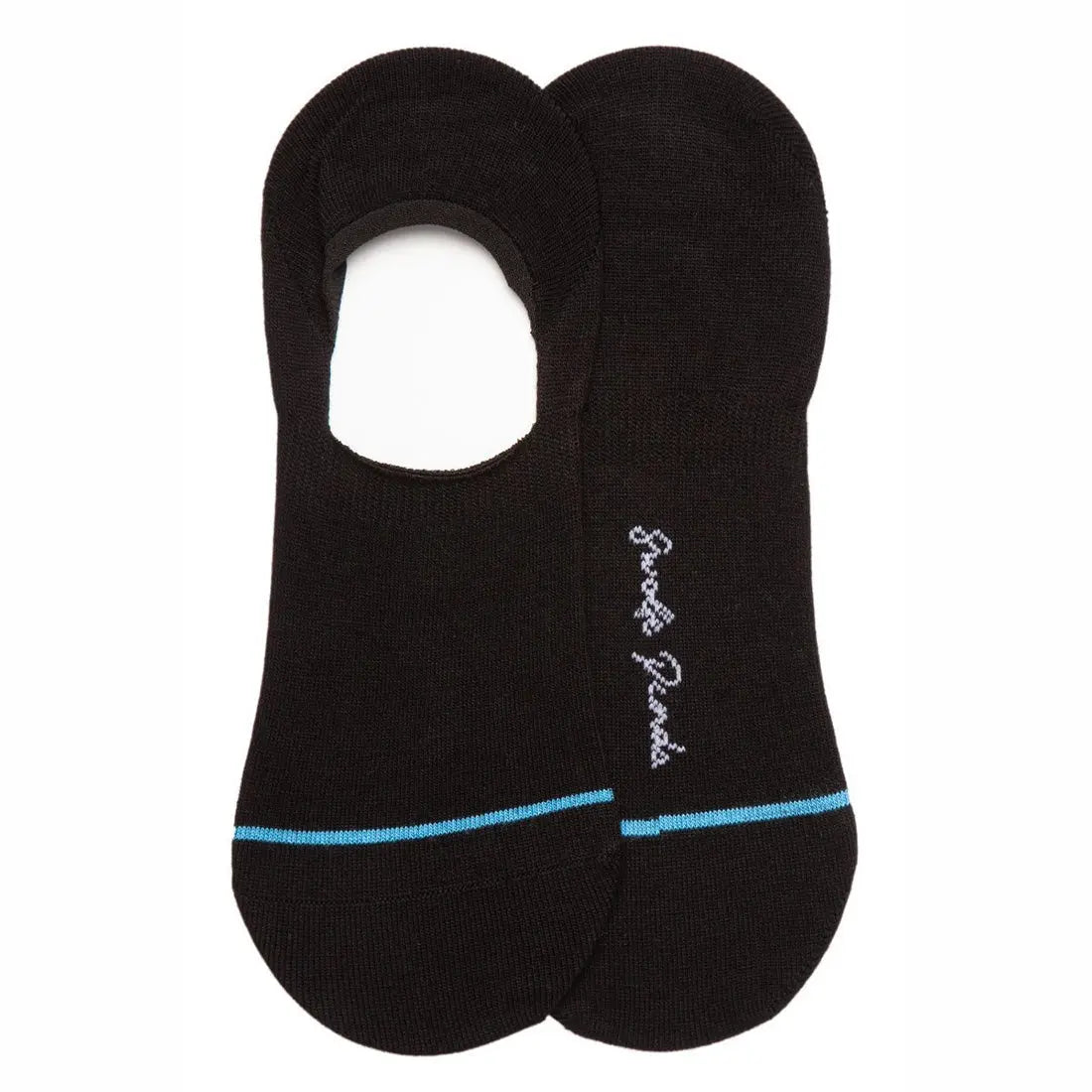 Black "No-Show" Bamboo Socks Swole Panda