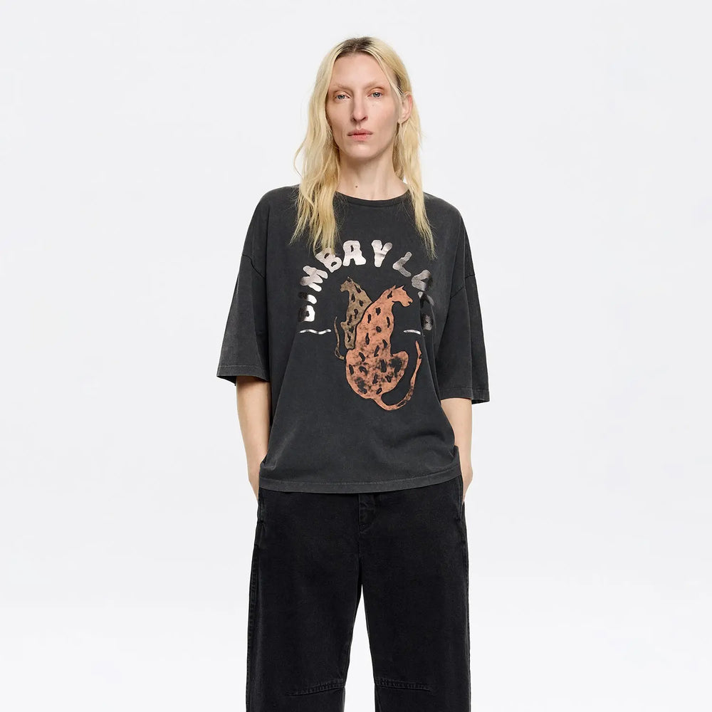 Black logo t-shirt Bimba y Lola UK