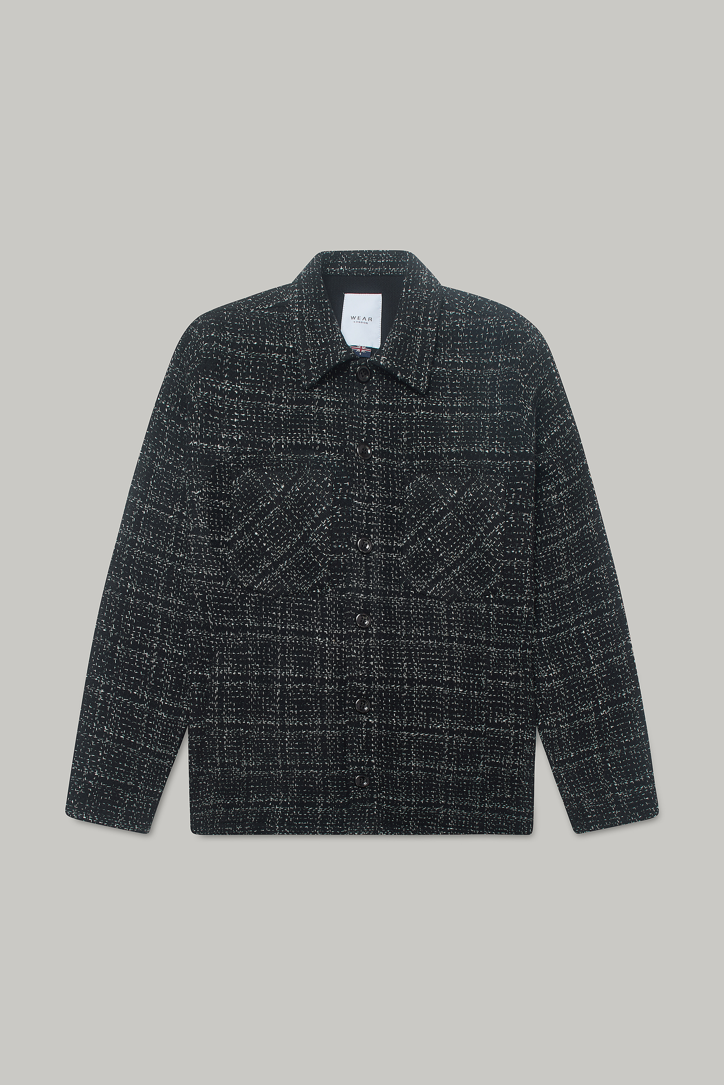 Bart Frame Overshirt - Black / White Wear London