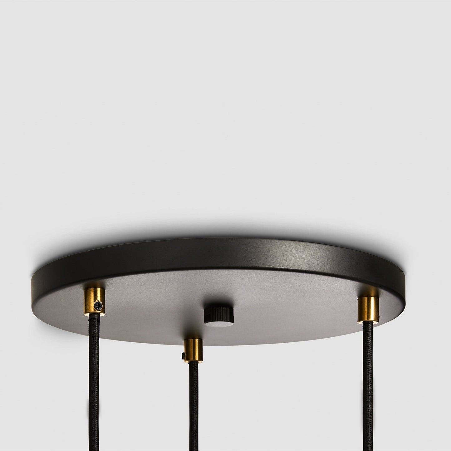 Triple Pendant in Walnut - Black Canopy Tala