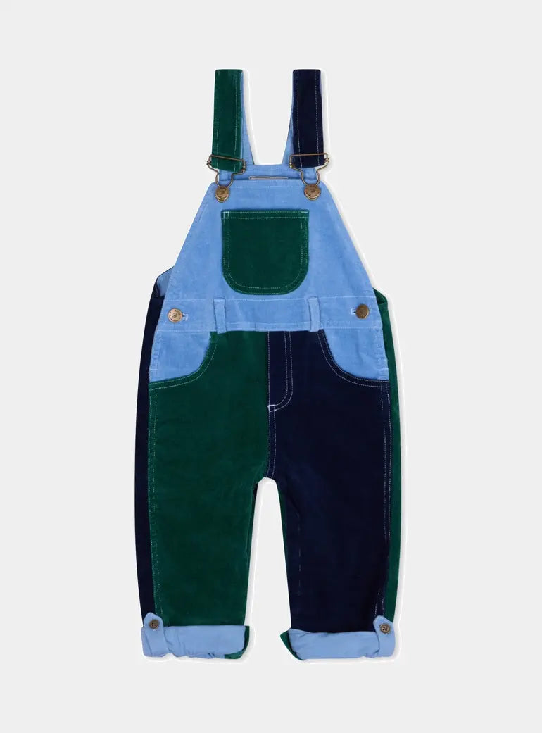 Blackthorn Patchwork Corduroy Dungarees Dotty Dungarees