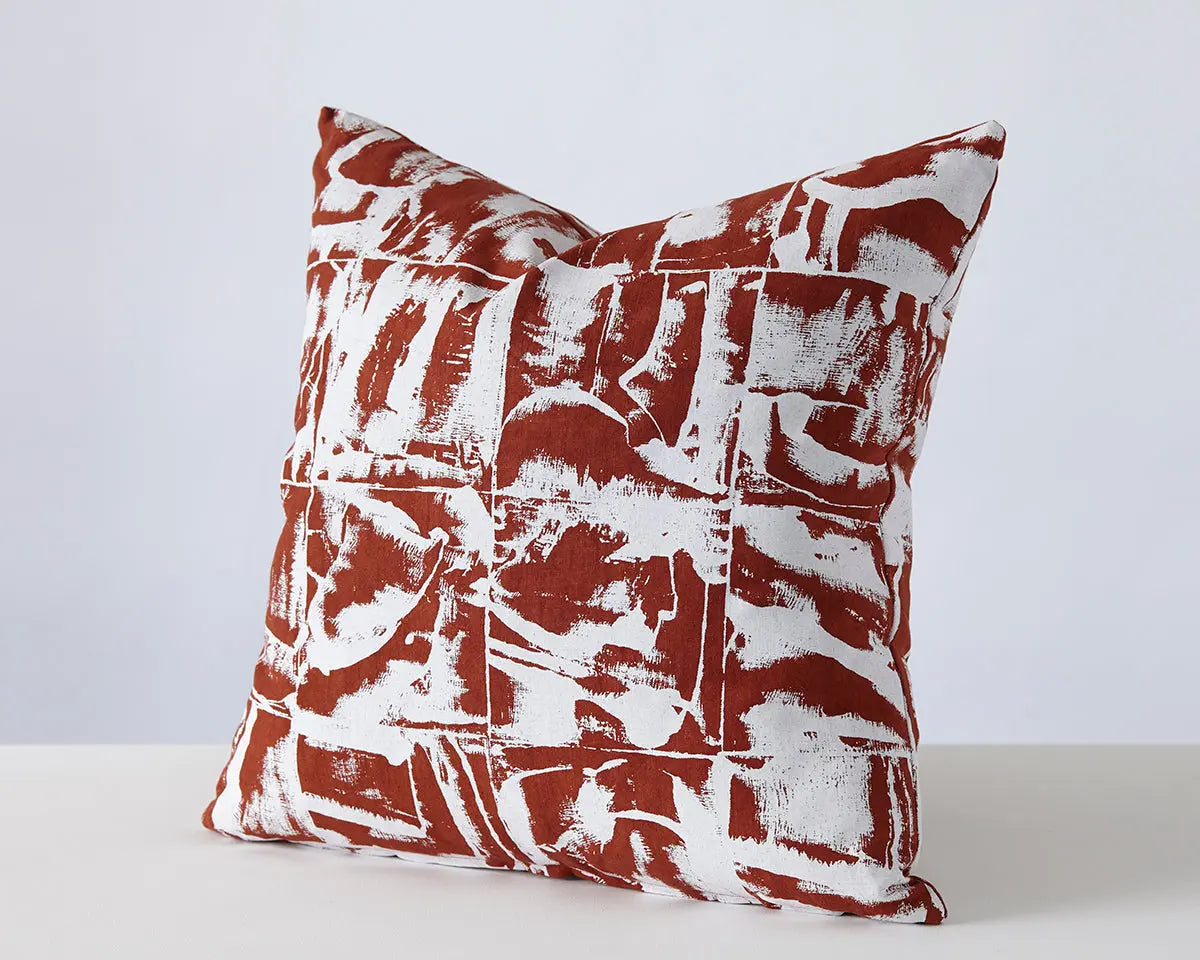 Bloc Cushion | Terracotta Stoff Studios