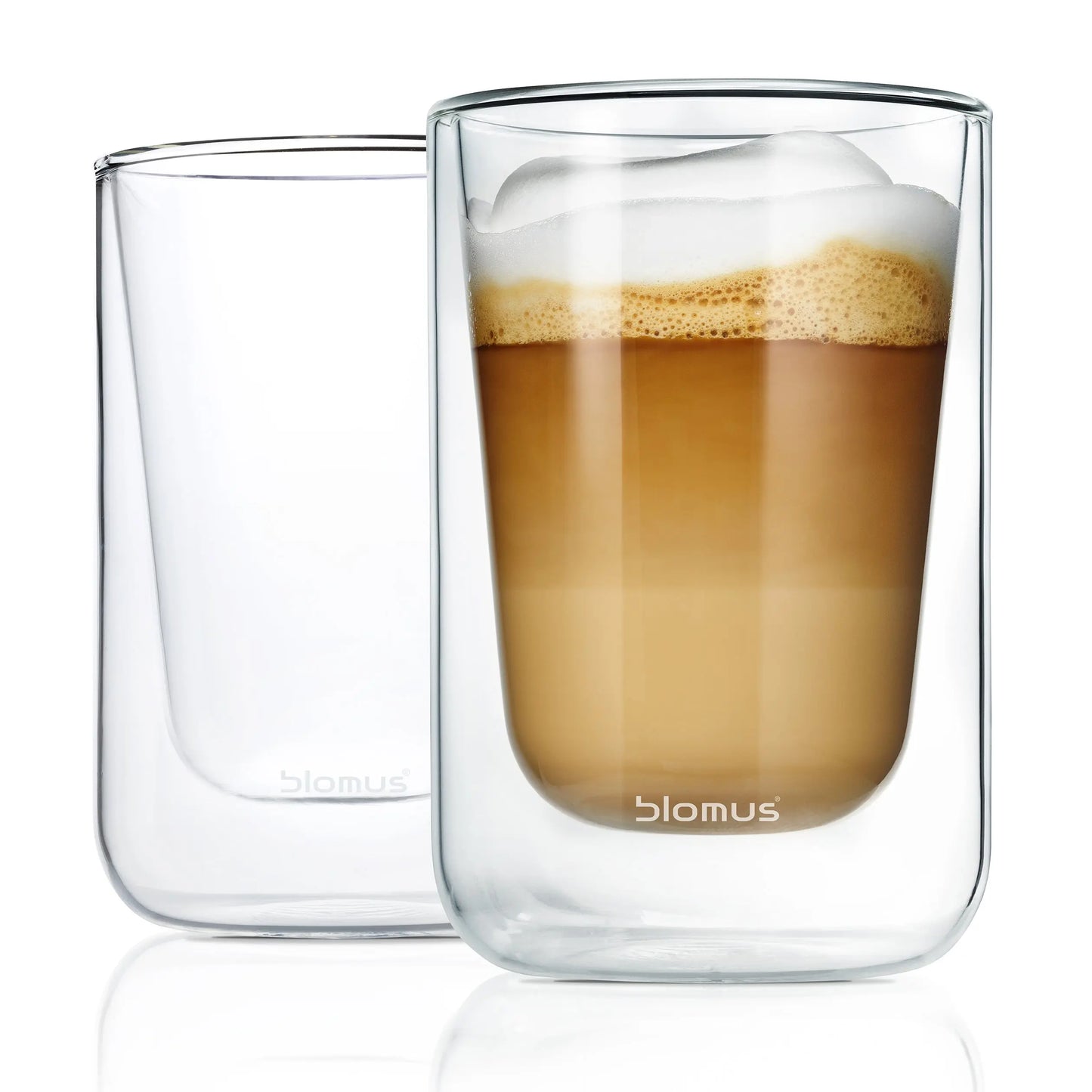Blomus Nero Insulating Cappuccino Glass 2-Pack Clear blomus