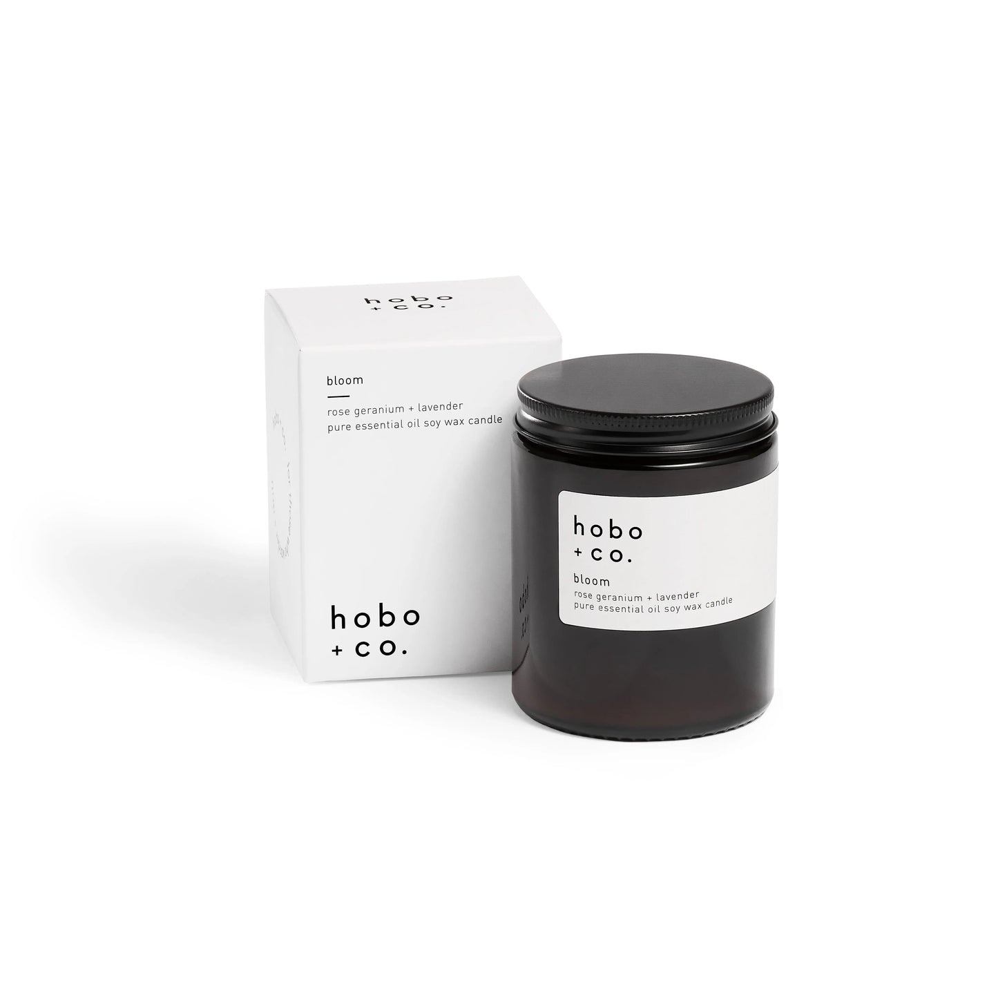 Bloom Medium Aromatherapy Essential Oil Scented Soy Candle hobo + co.